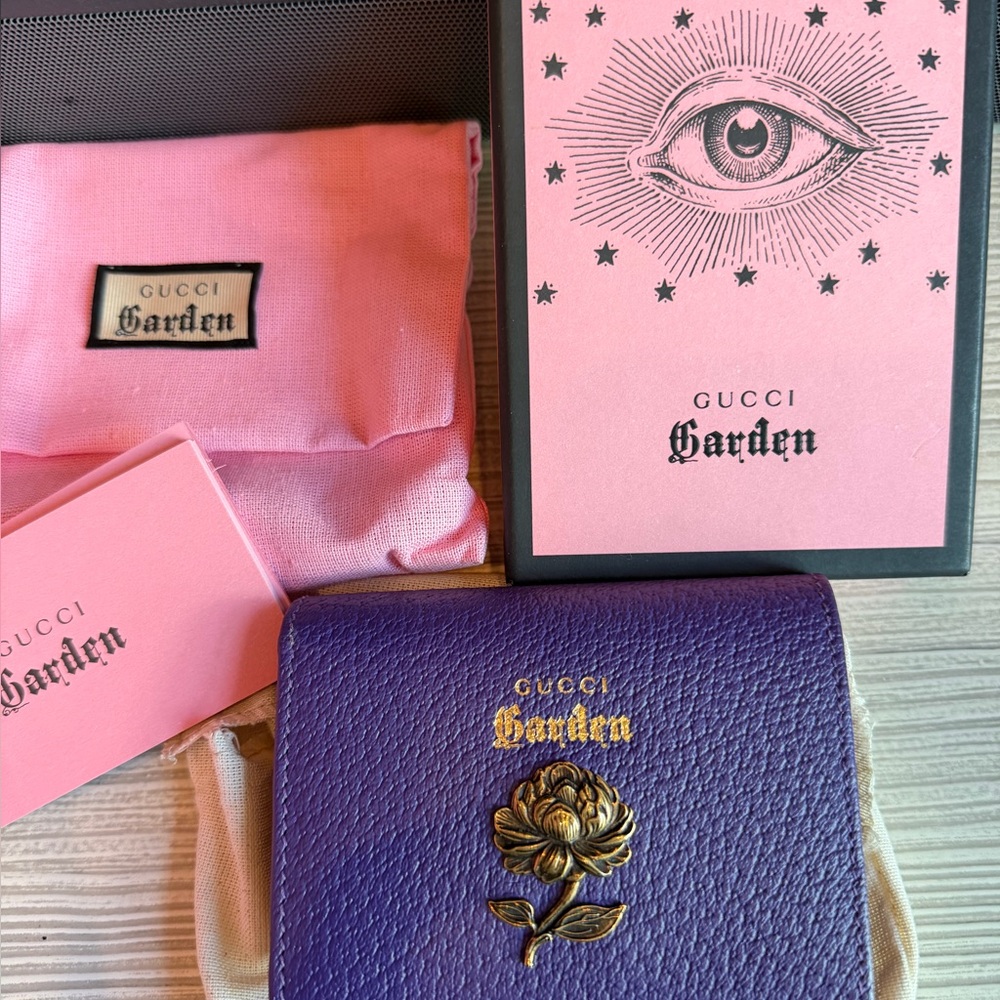 🌷Exclusive Gucci Garden Small Wallet-Can only buy in Florence Italy, @Boutique